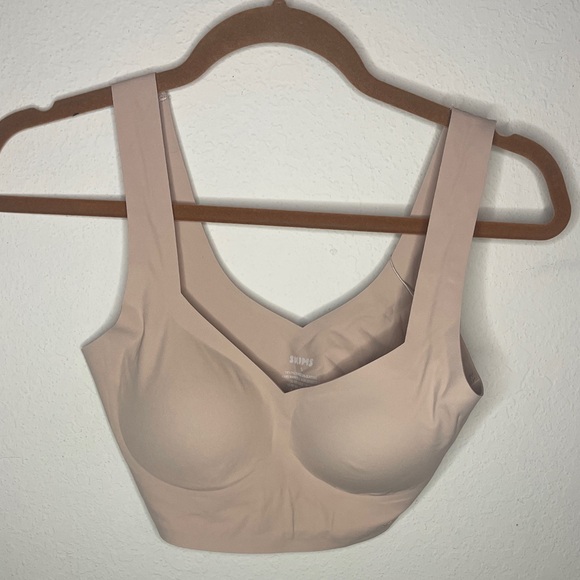 NWT Skims Naked Plunge Longline Bralette in Mica Size S - Picture 6 of 10